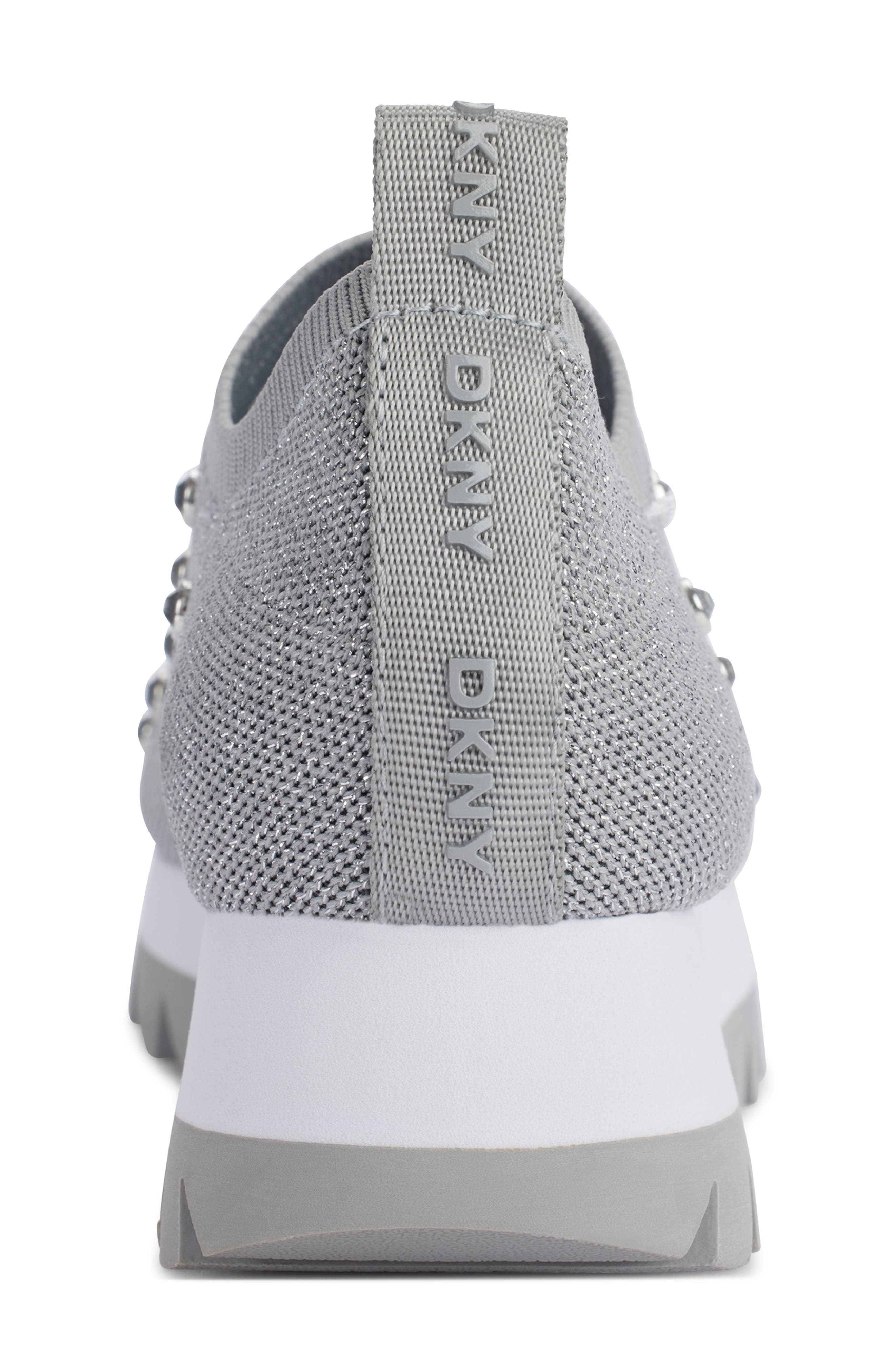 Abbott Knit Sneaker, Alternate, color, NICKEL