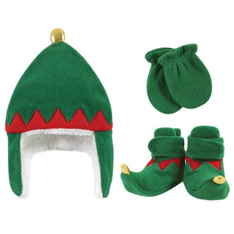 Trapper Hat, Mitten & Bootie Set(baby)
