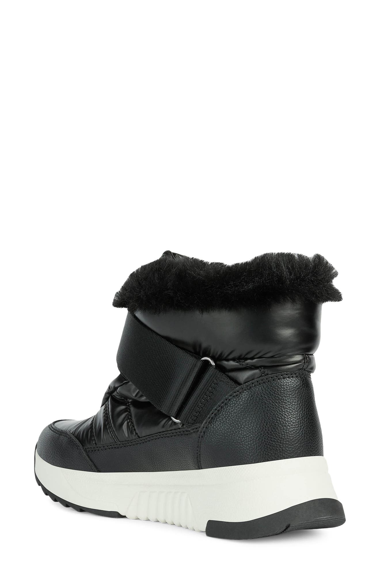 Geox Falena Amphibiox<sup>™</sup> Faux Fur Lined Waterproof Boot, Alternate, color, 