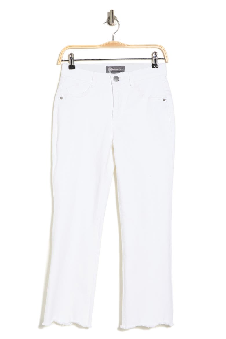 Scallop Hem Barely Boot Jeans, Main, color, OPW OPTIC