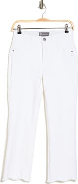 Democracy Scallop Hem Barely Boot Jeans