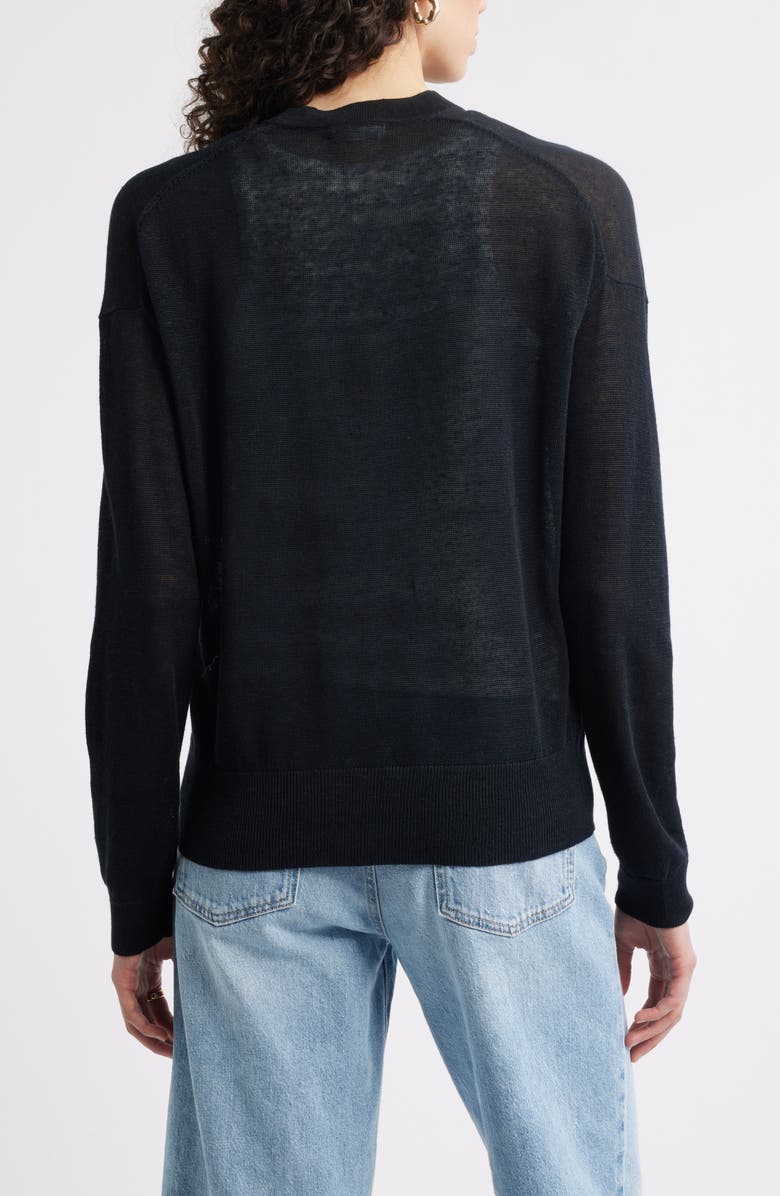 Linen Blend Cardigan