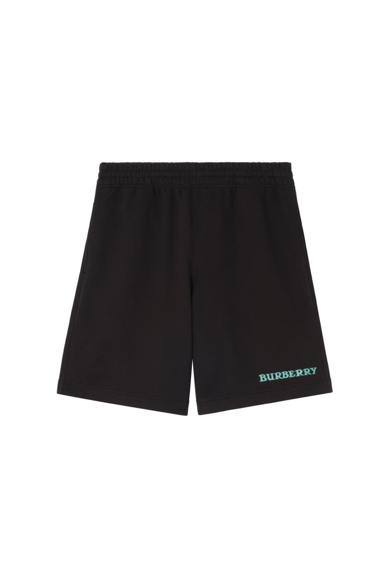 Logo Cotton Shorts, Alternate, color, Black