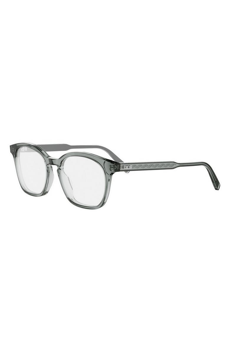 DIOR Botanica S5I 52mm Square Optical Glasses, Alternate, color, Grey/ Other