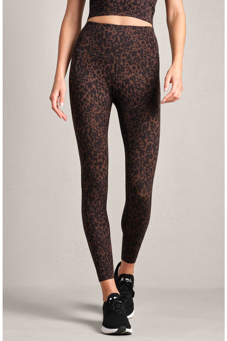 Revive Pocket 7/8 Leggings, Main, color, JAVA LEOPARD