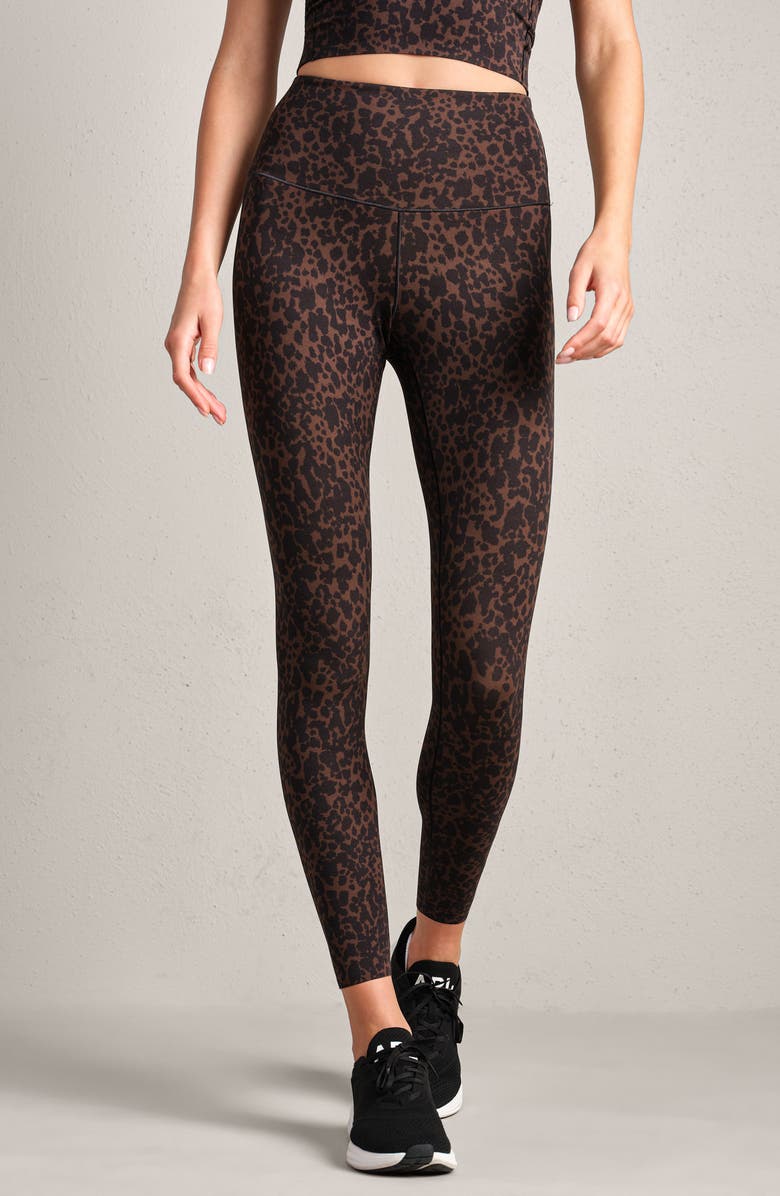 Rhone Revive Pocket 7/8 Leggings, Main, color, Java Leopard