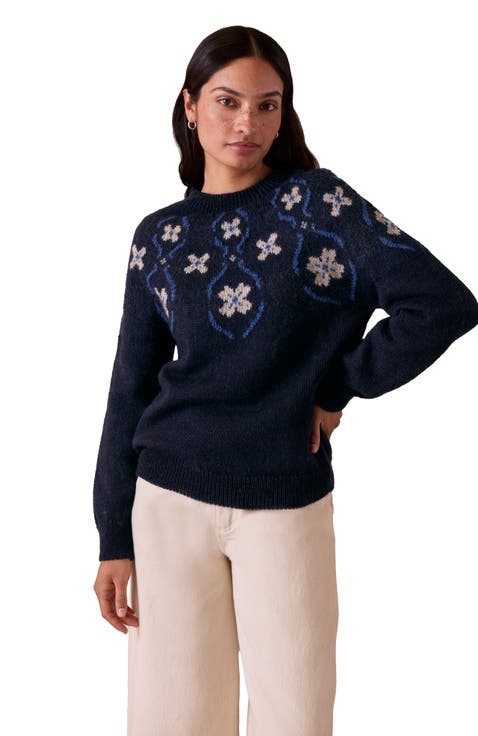 British Wool Abstract Sweater