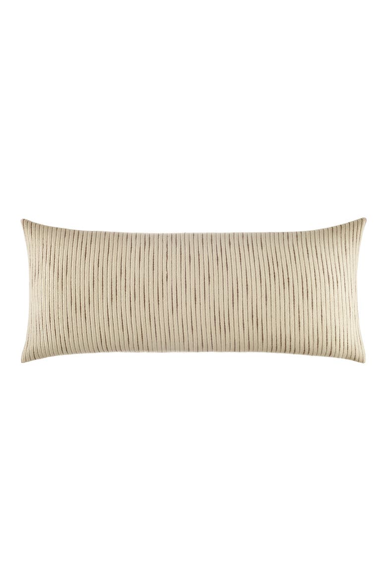 Chenille Throw Pillow Cover, Main, color, IVORY/ MINK BROWN