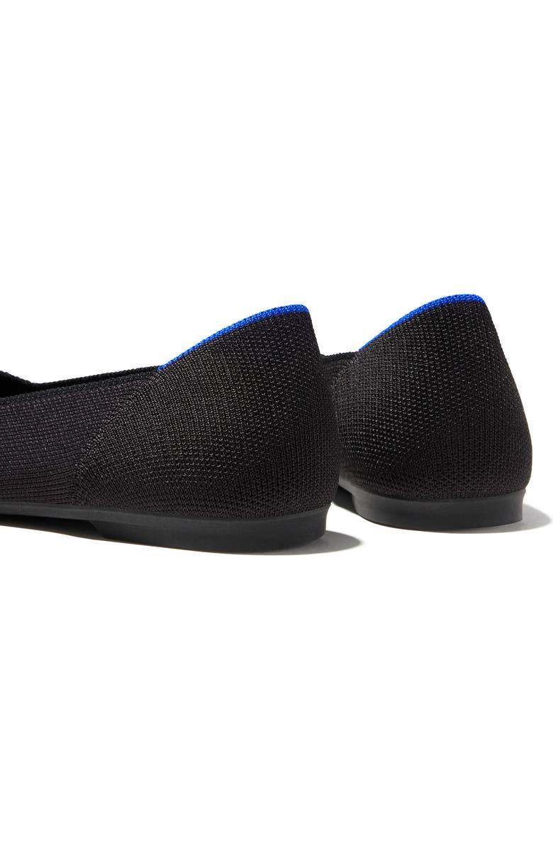 Rothy's The Point II Flat, Alternate, color, Black