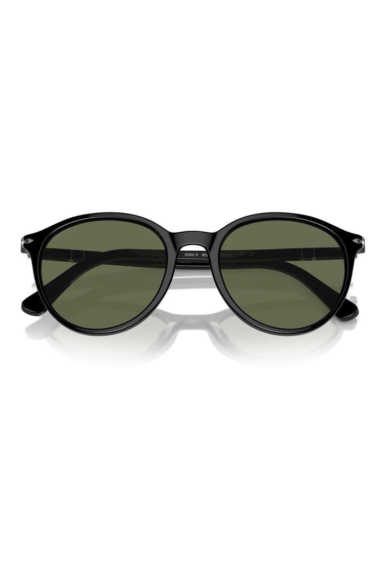 53mm Polarized Phantos Sunglasses, Main, color, BLACK