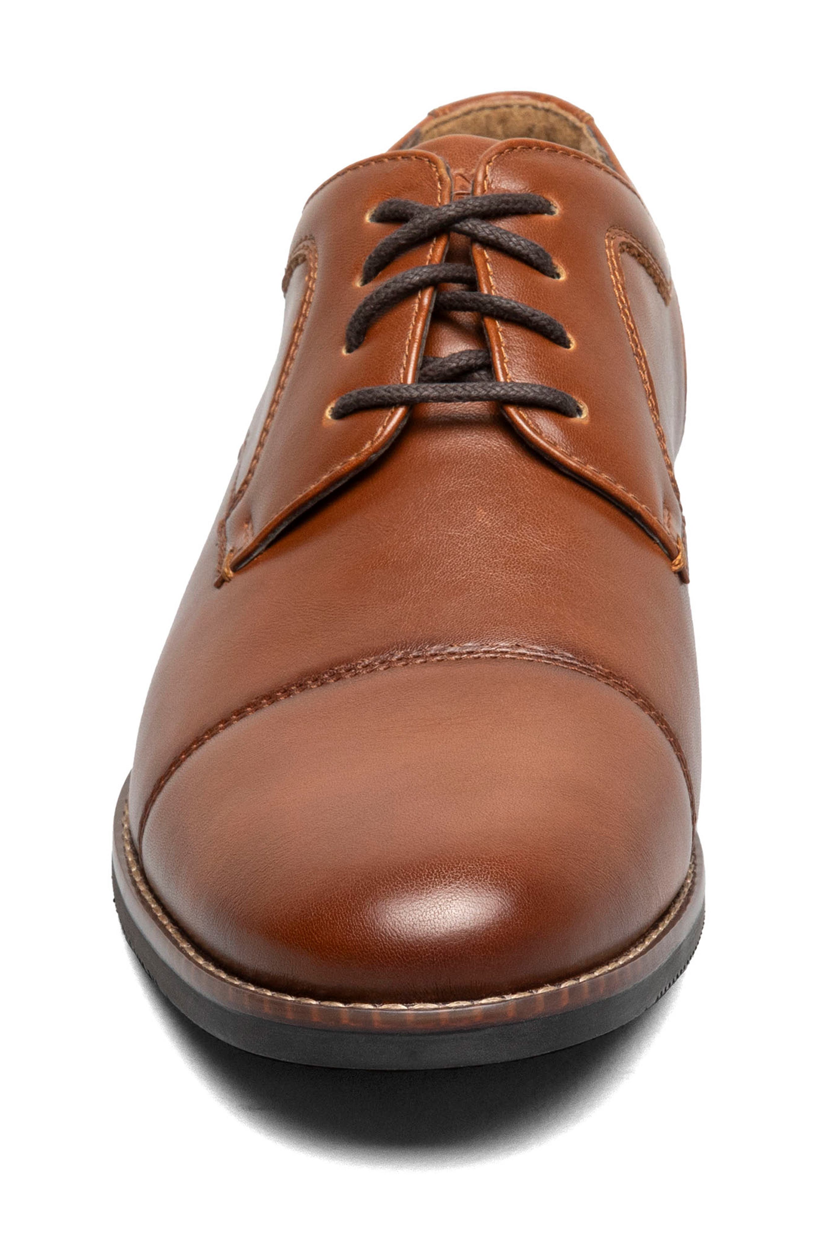 NUNN BUSH Wedgewood Cap Toe Derby, Alternate, color, Cognac
