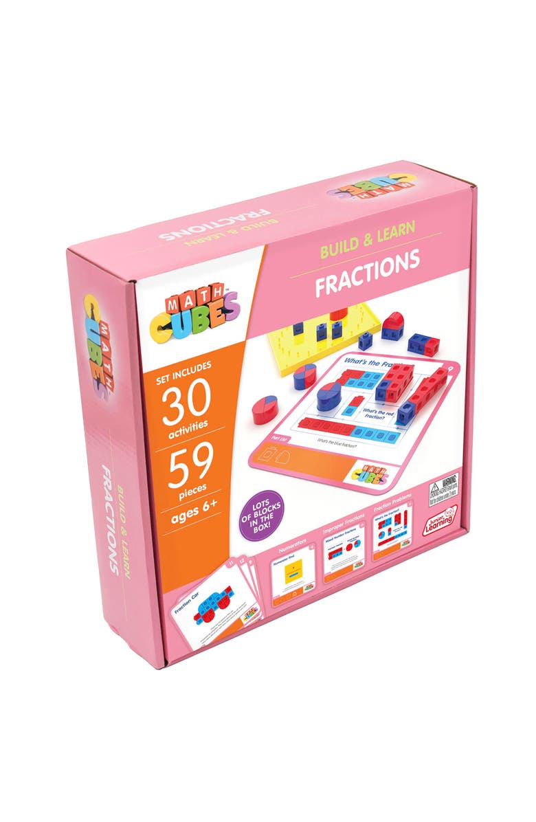 Junior Learning Mathcubes Fractions, 30Pc Activity Set, Alternate, color, Multicolored