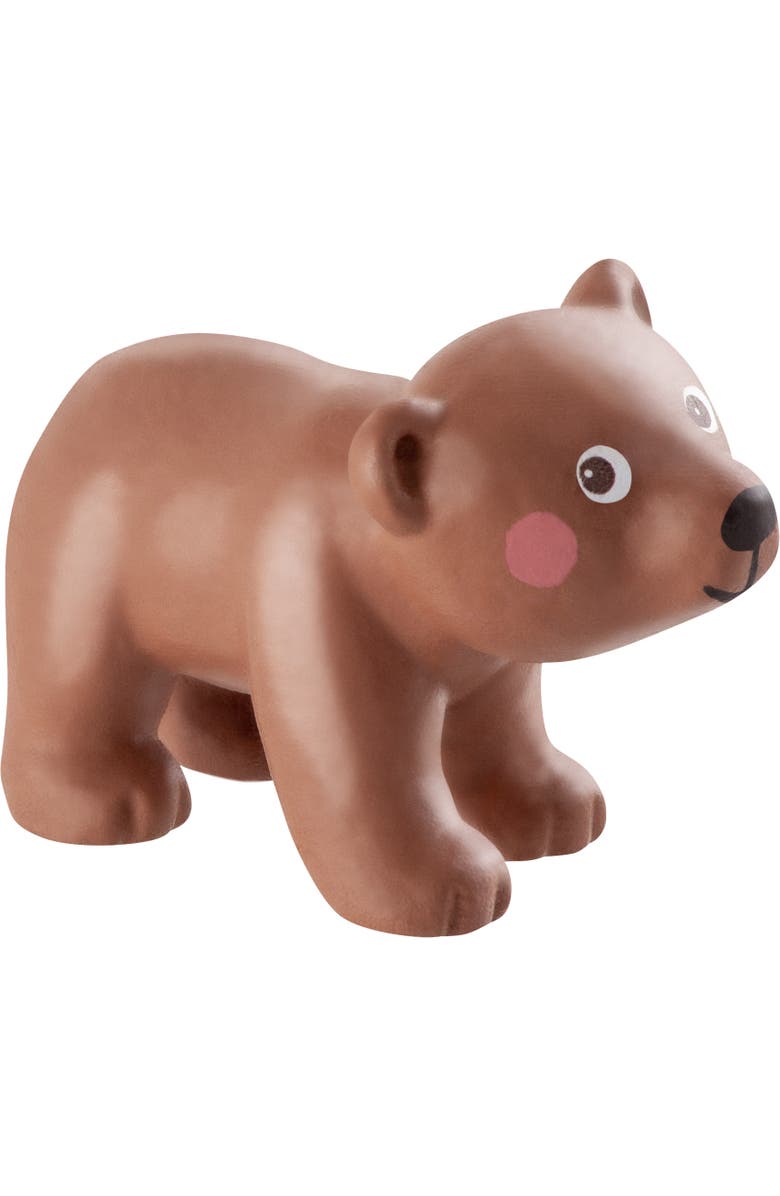 HABA Little Friends Forest Animals Multi-pack Playset with 4 Chunky Plastic Toy Figures for Ages 3+, Alternate, color, Multi