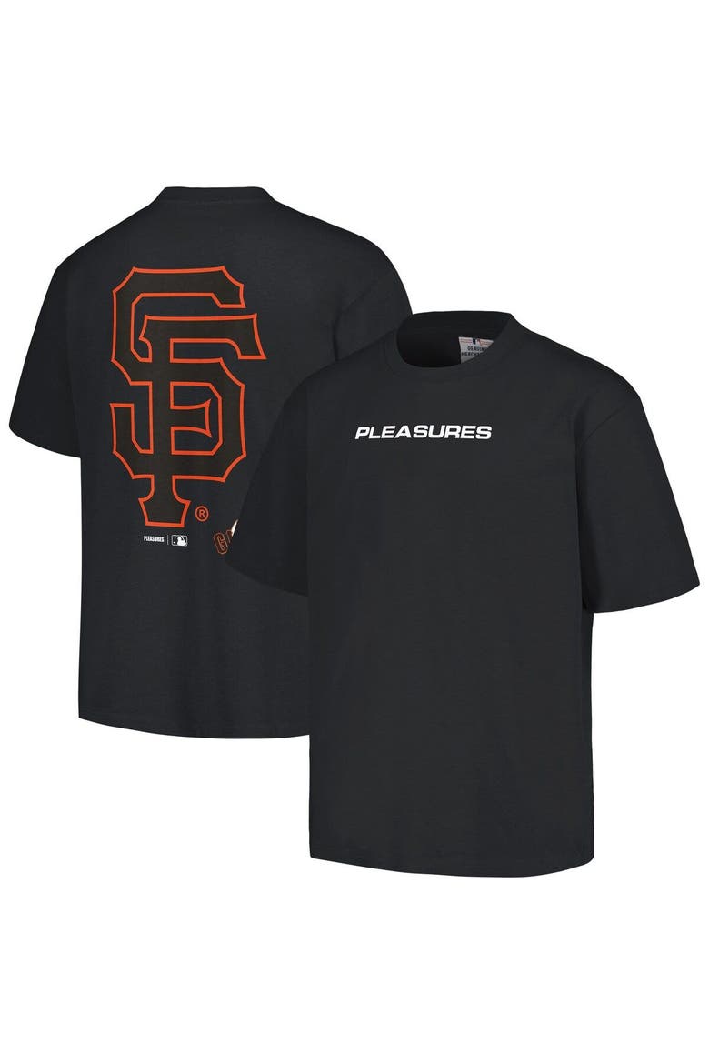 Men's PLEASURES  Black San Francisco Giants Ballpark T-Shirt, Main, color, Black