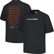 PLEASURES Men's PLEASURES Black San Francisco Giants Ballpark T-Shirt