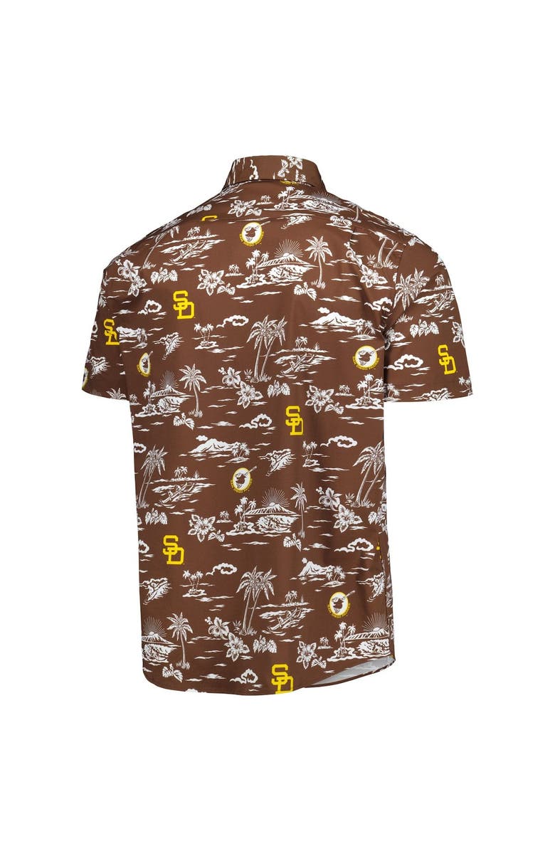 Reyn Spooner Men's Reyn Spooner Brown San Diego Padres Kekai Button-Down Shirt, Alternate, color, 