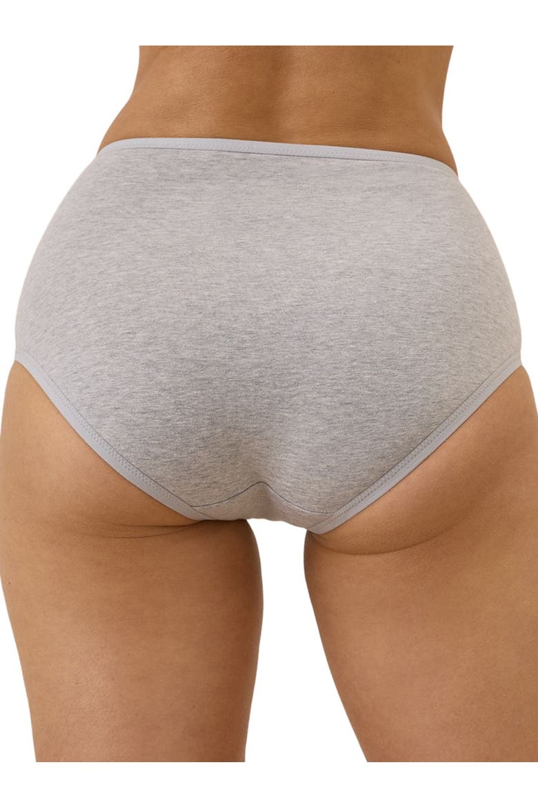 Organic Cotton Everyday High Rise Brief 6-Pack, Main, color, Cool Neutrals