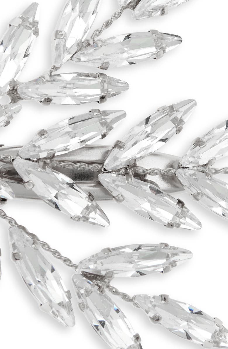 Brides & Hairpins Aeris Crystal Hair Clip, Alternate, color, Silver