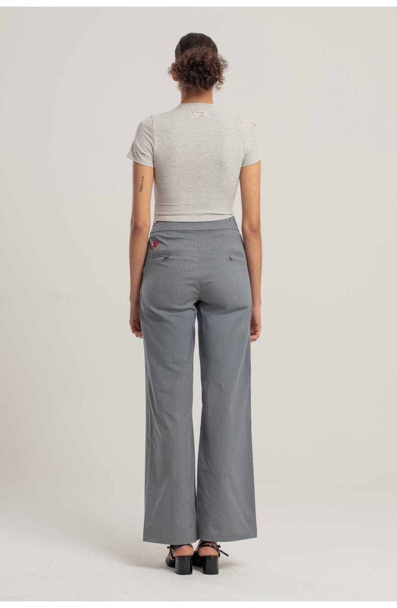 PCFG Cotton Slim Fit Crop Tee, Alternate, color, Grey