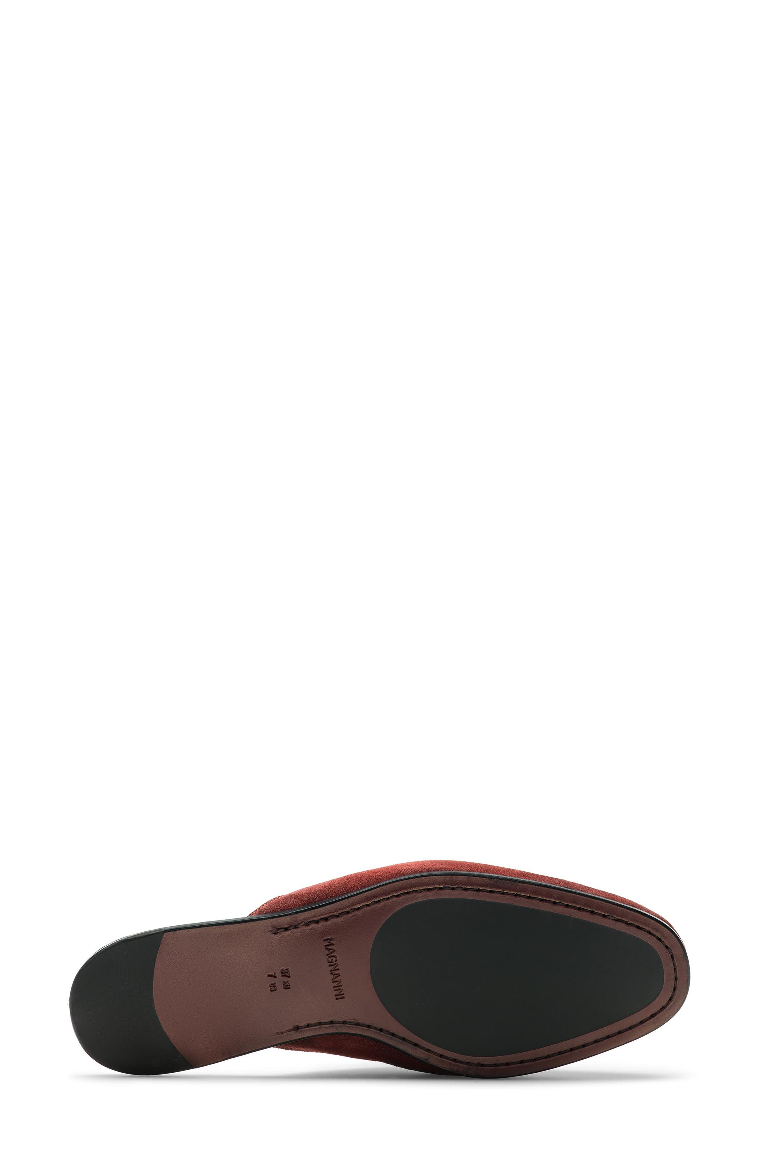 Heidi Flat Mule, Alternate, color, BURGUNDY SUEDE