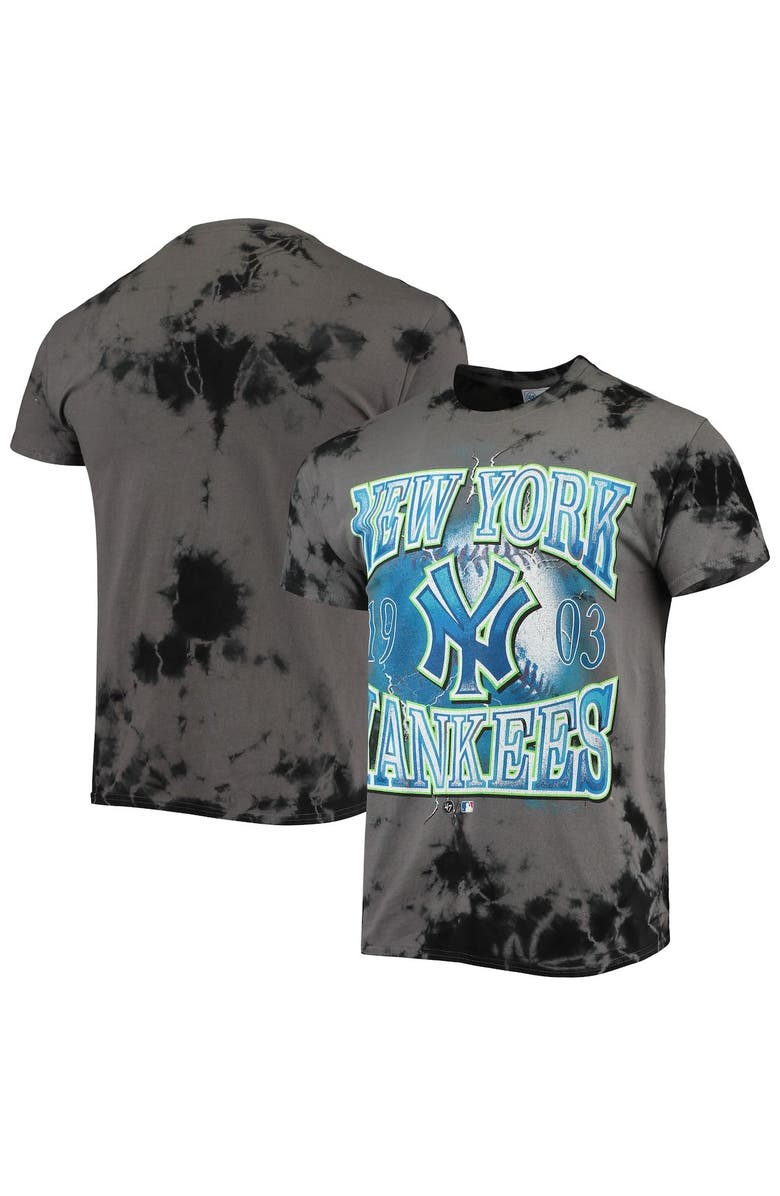 '47 Men's '47 Charcoal New York Yankees Wonder Boy Vintage Tubular T-Shirt, Main, color, 