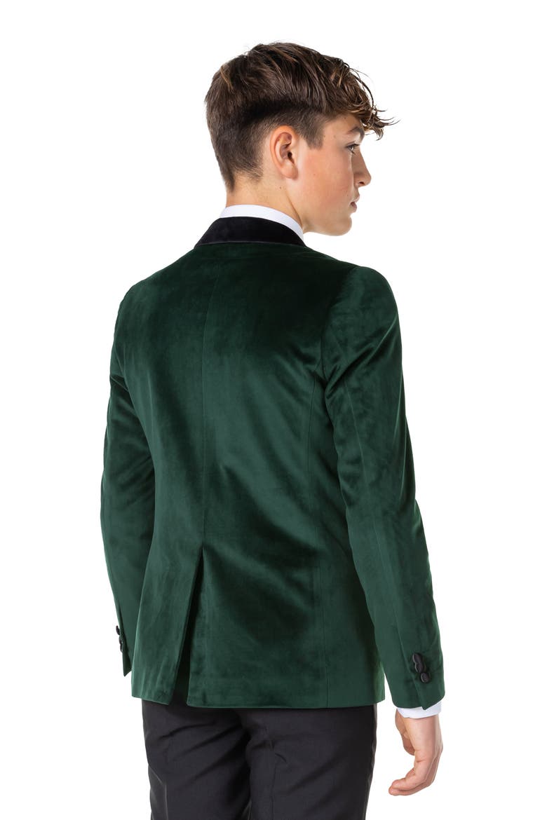 Kids' Deluxe Dinner Jacket, Alternate, color, GREEN