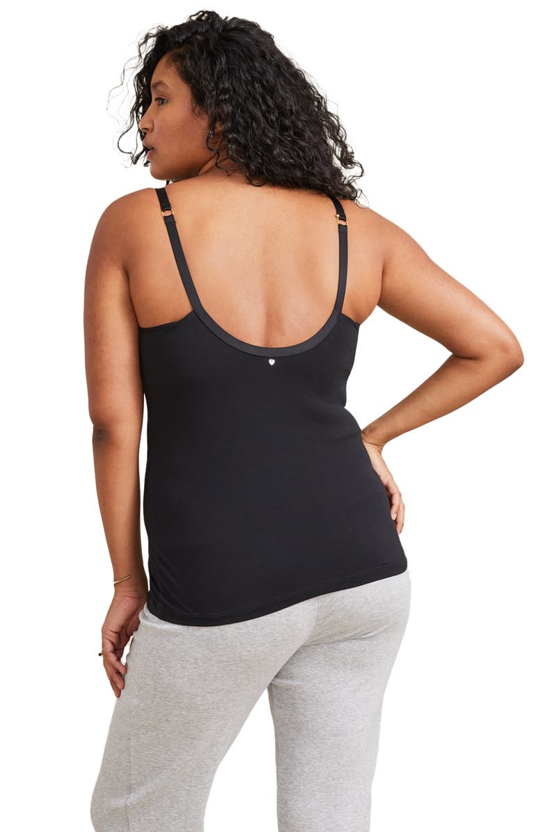 HATCH Collection The Nursing Tank, Alternate, color, Black