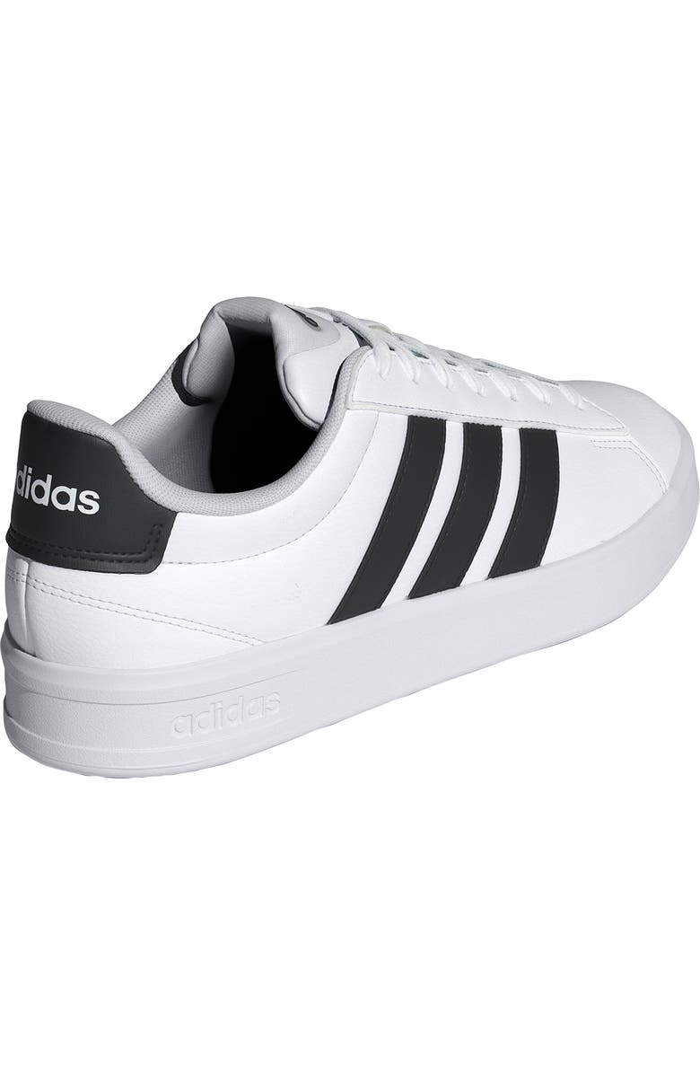 adidas Grand Court Sneaker, Alternate, color, White/ Core Black/ White