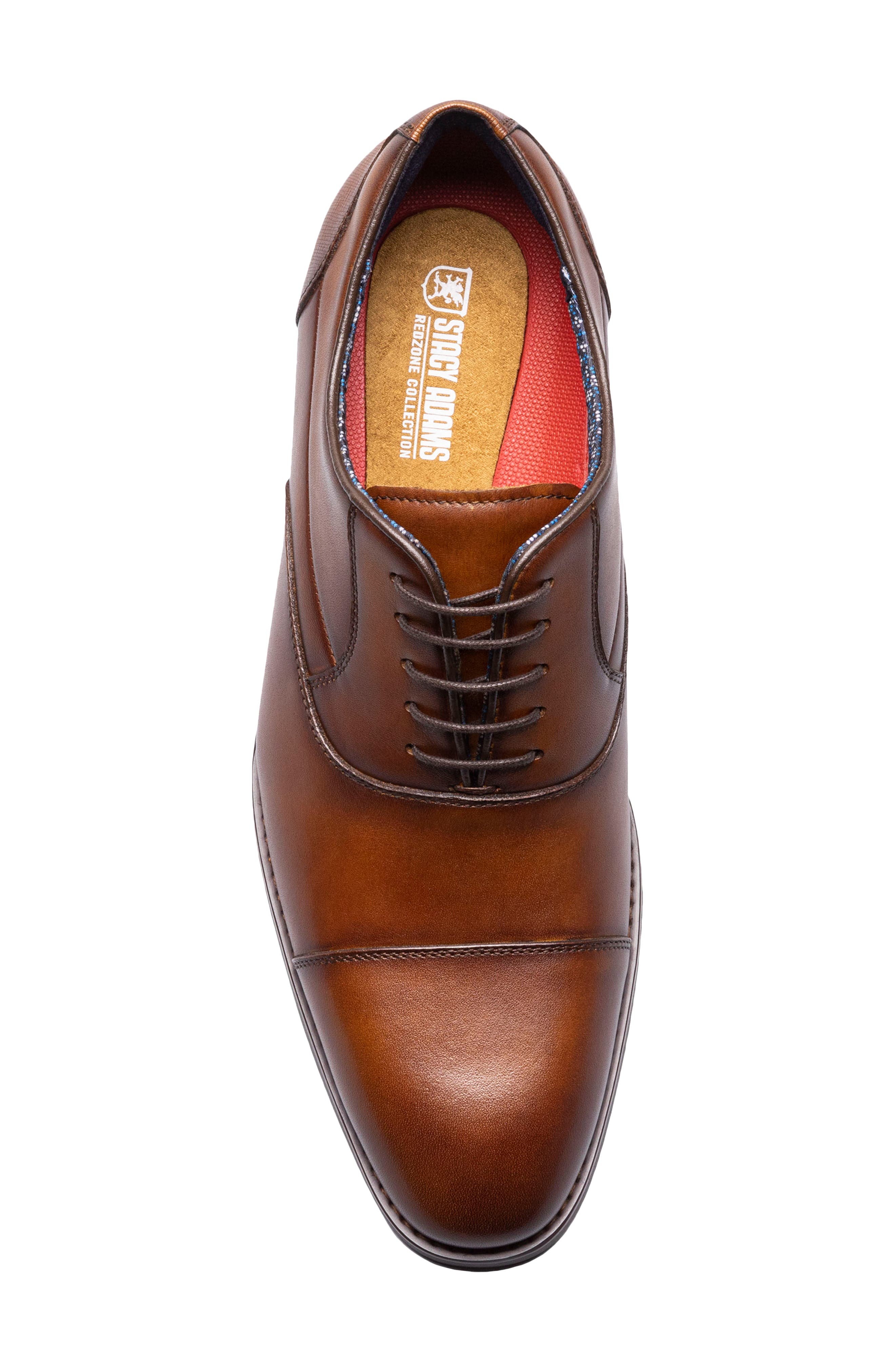 Kallum Cap Toe Oxford, Alternate, color, COGNAC