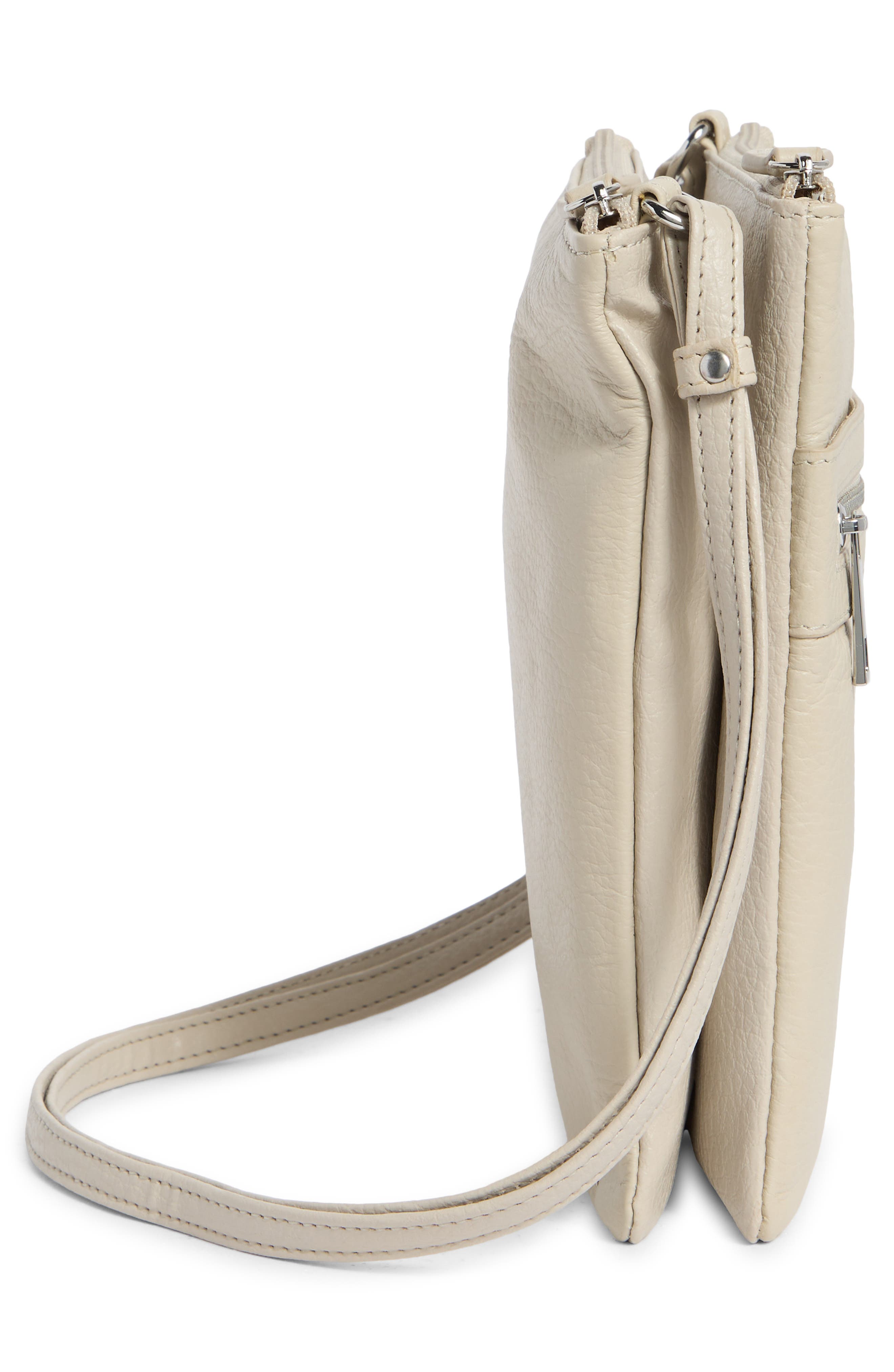 MUNDI SMALL LEATHER GOODS Felicia Crossbody Handbag, Alternate, color, Parchment