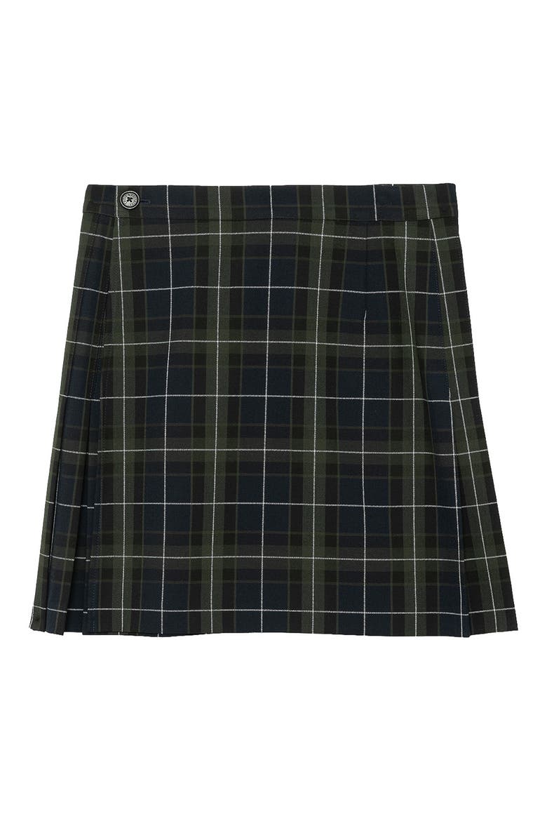 Jumi Tartan Pleated Miniskirt, Alternate, color, ENCRE