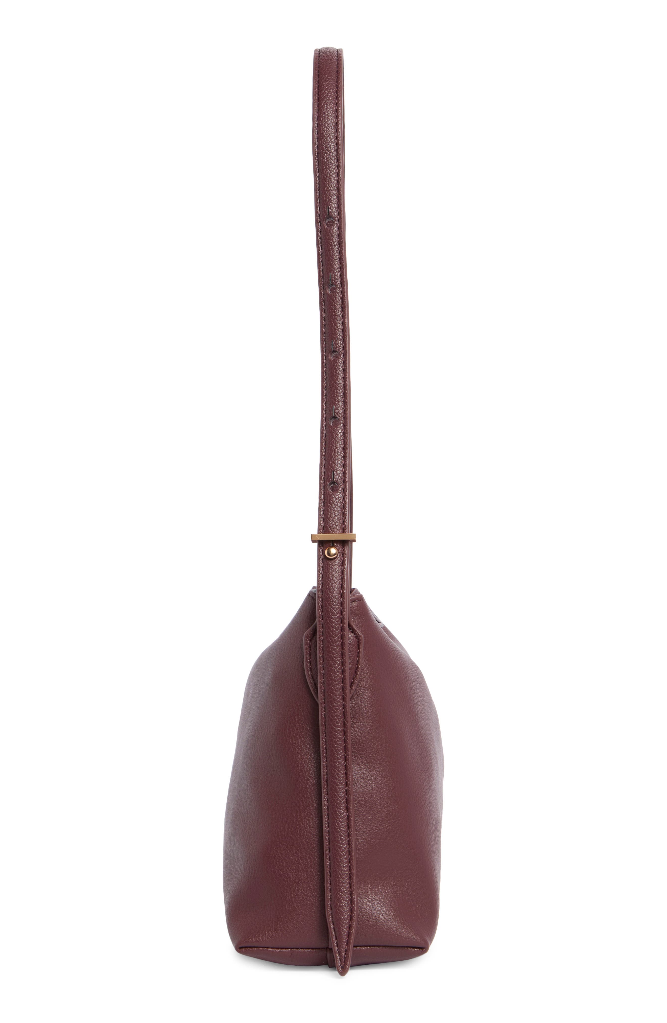 Sam Edelman Harlyn Small Shoulder Bag, Alternate, color, Dark Red