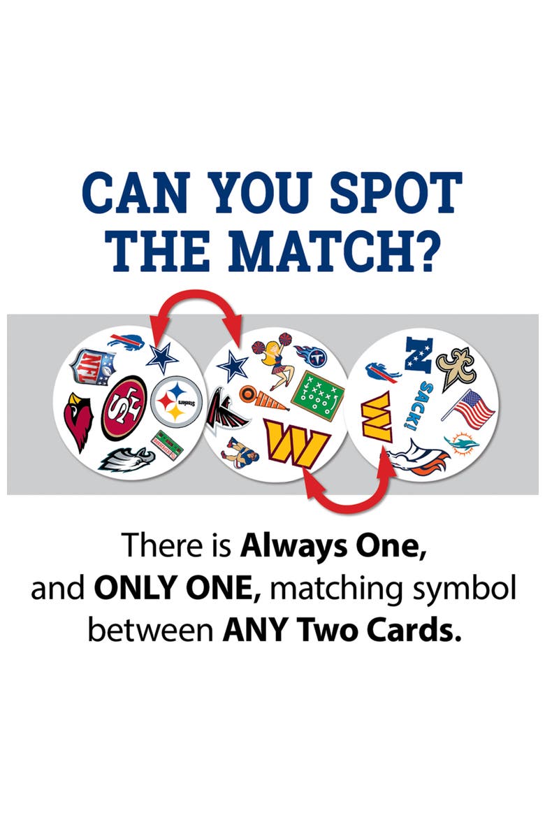 NFL - League Spot It!, Alternate, color, Multicolor