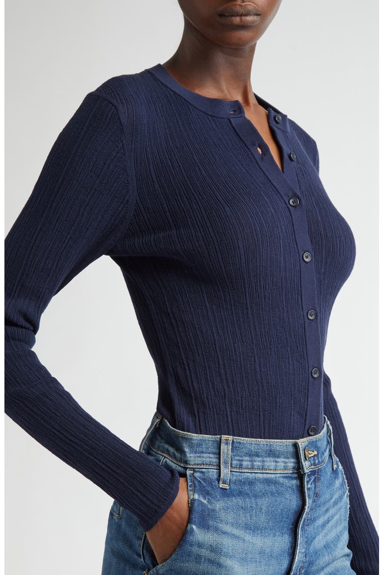 Fisher Rib Cardigan, Alternate, color, NAVY
