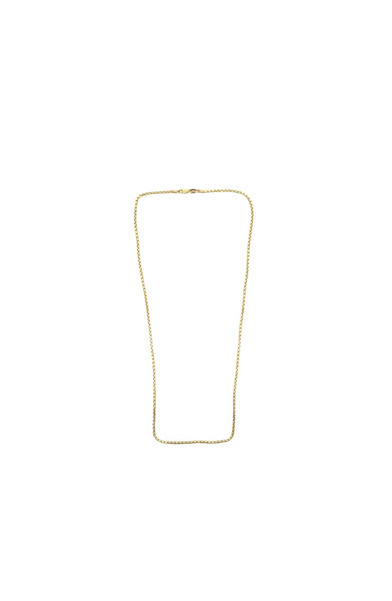 Ancona Jewelry 14K Box Link 2mm 20in 5g Chain Necklace, Alternate, color, Yellow Gold