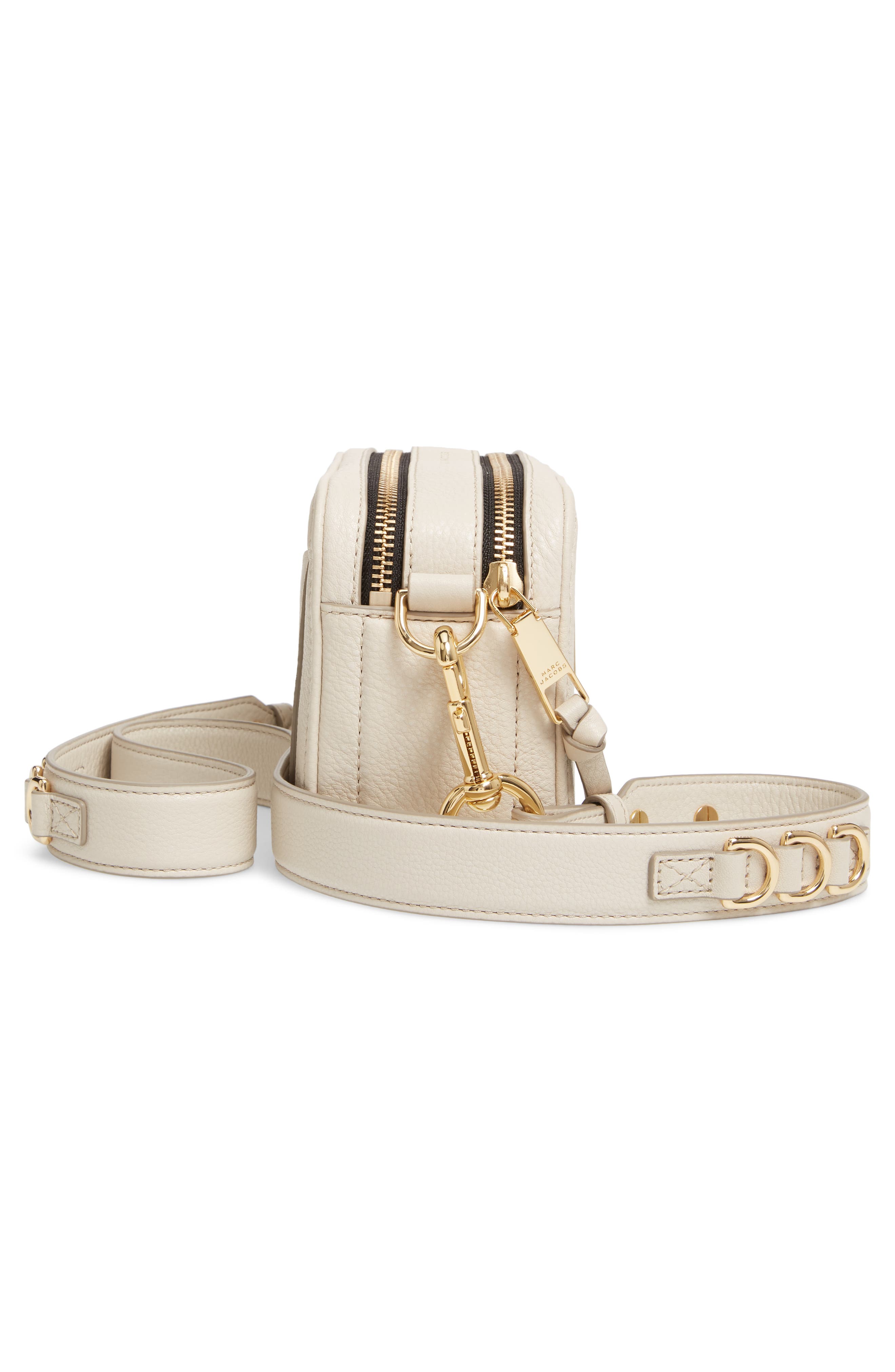 The Marc Jacobs The Softshot 21 Crossbody Bag, Alternate, color, IVORY