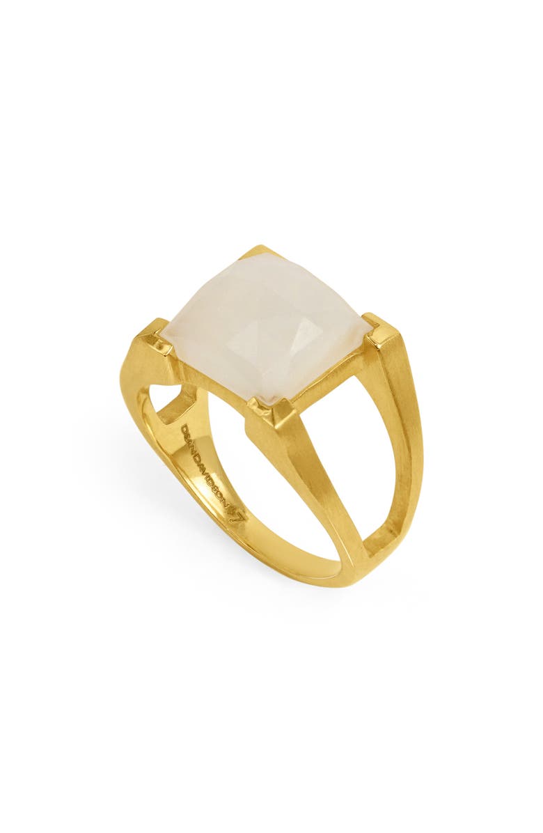 Dean Davidson Mini Plaza Moonstone Ring, Main, color,