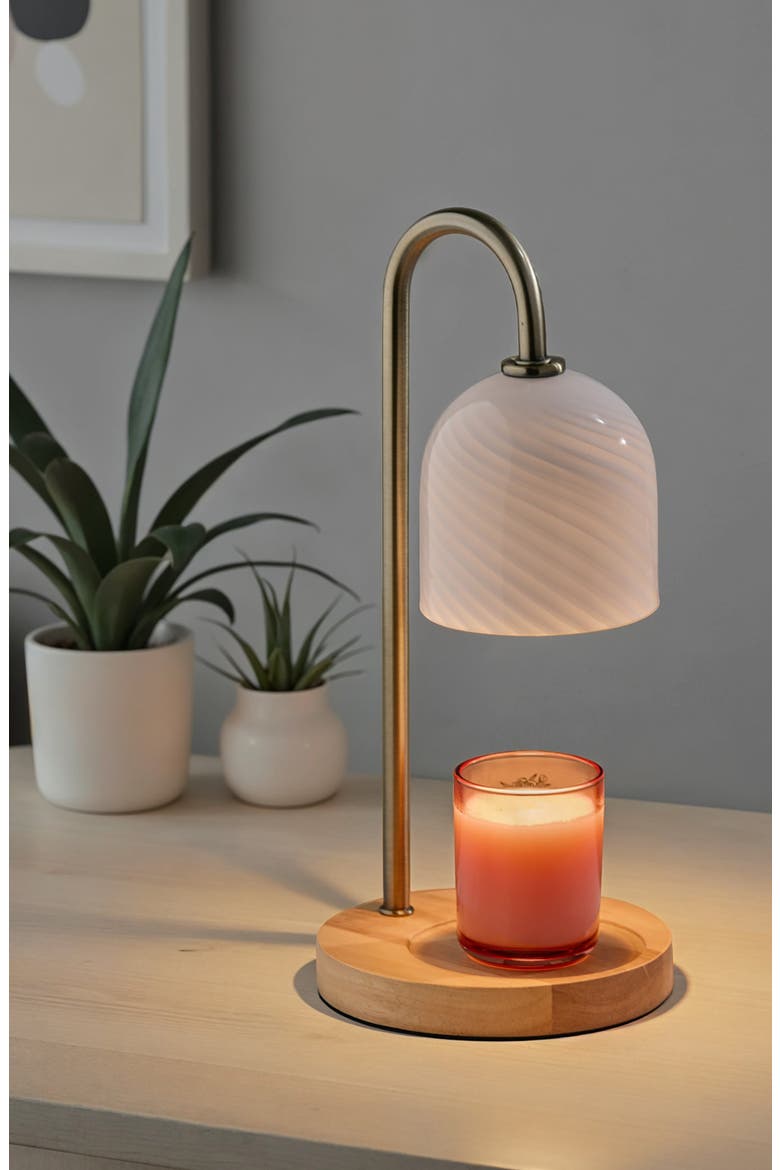 Alcott Candle Warmer Lamp, Alternate, color, ANTIQUE BRASS