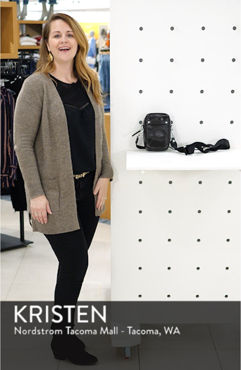 Murphy Glazed Leather Crossbody Bag, sales video thumbnail