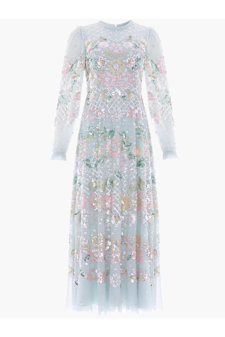 Rosalie Ankle Gown, Alternate, color, French Blue