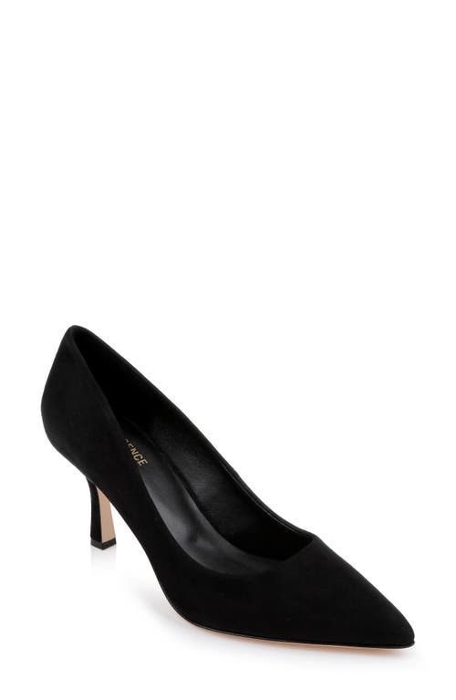 L Agence L'agence Fleur Pointed Toe Pump In Black Suede