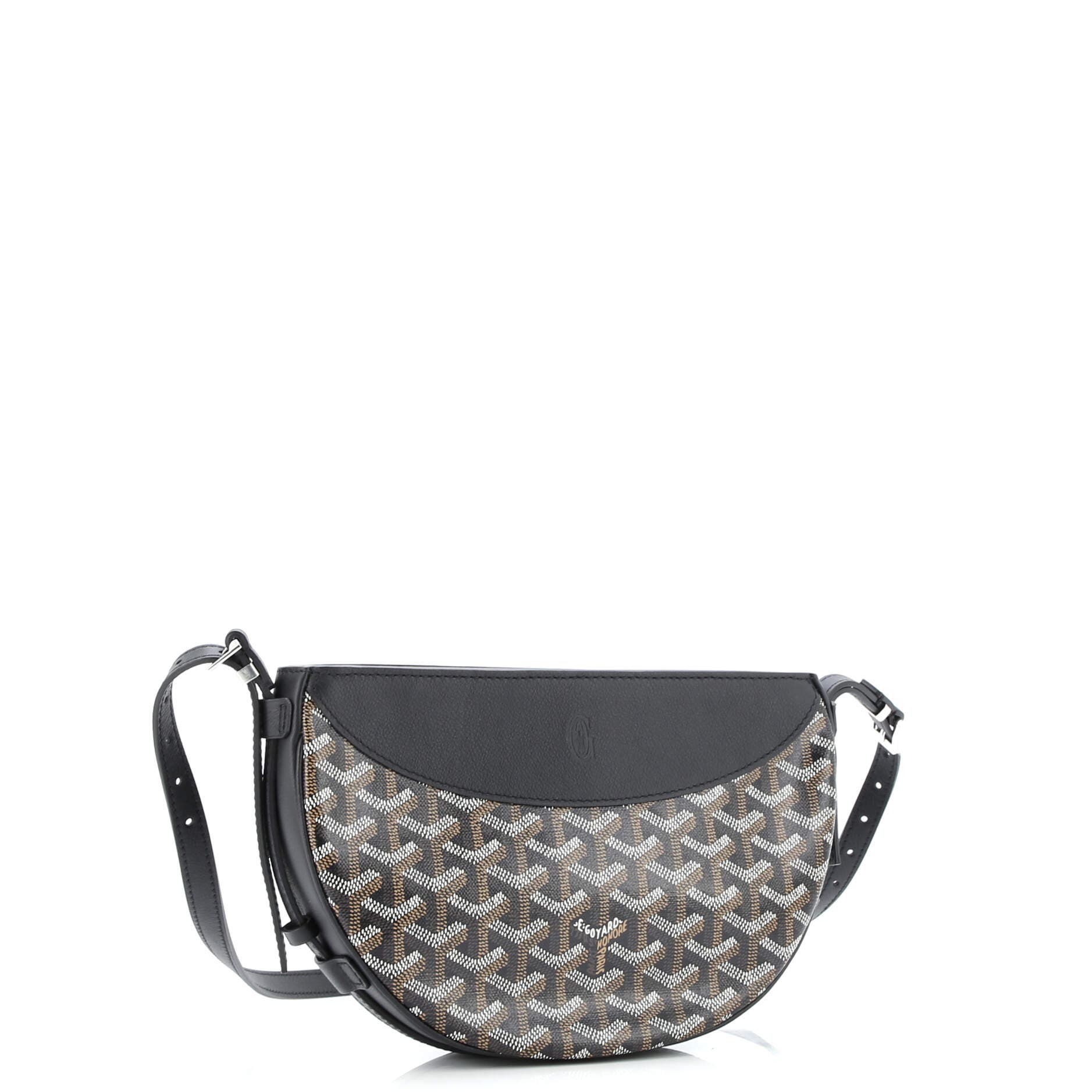 Pre-Owned Goyard Hirondelle Shoulder Bag Coated Canvas and Leather, Alternate, color, 