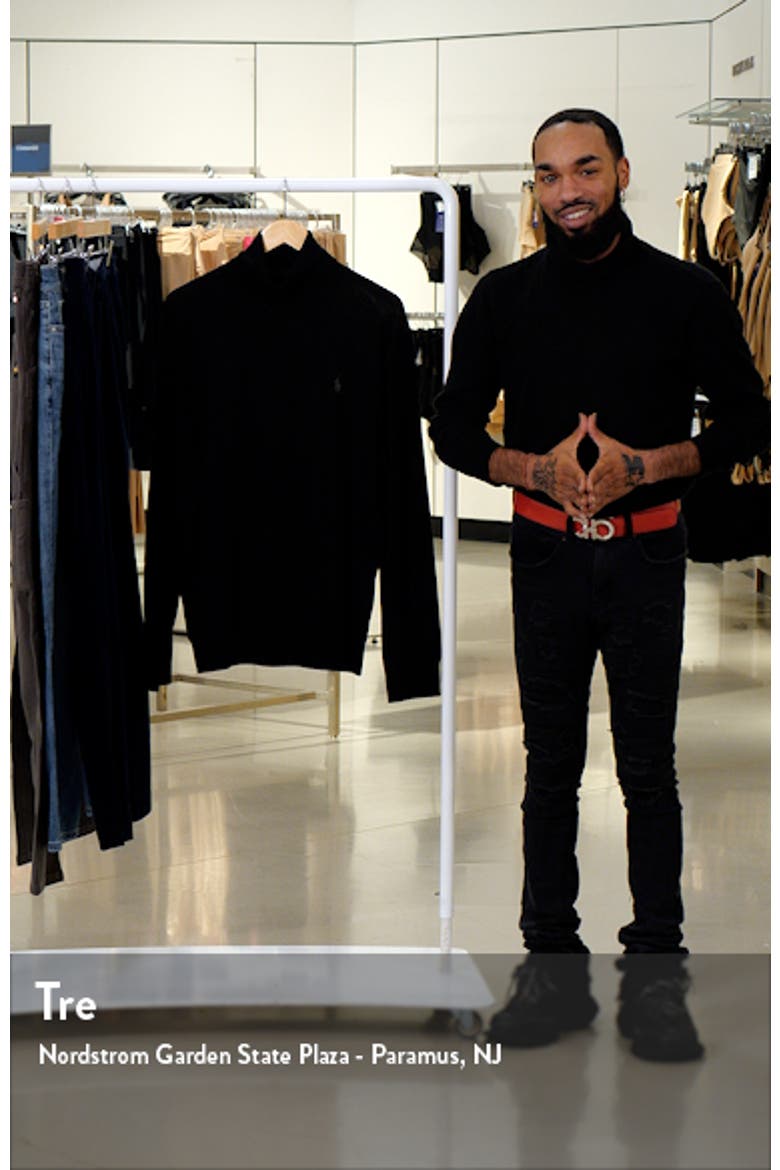 Merino Wool Turtleneck Sweater video