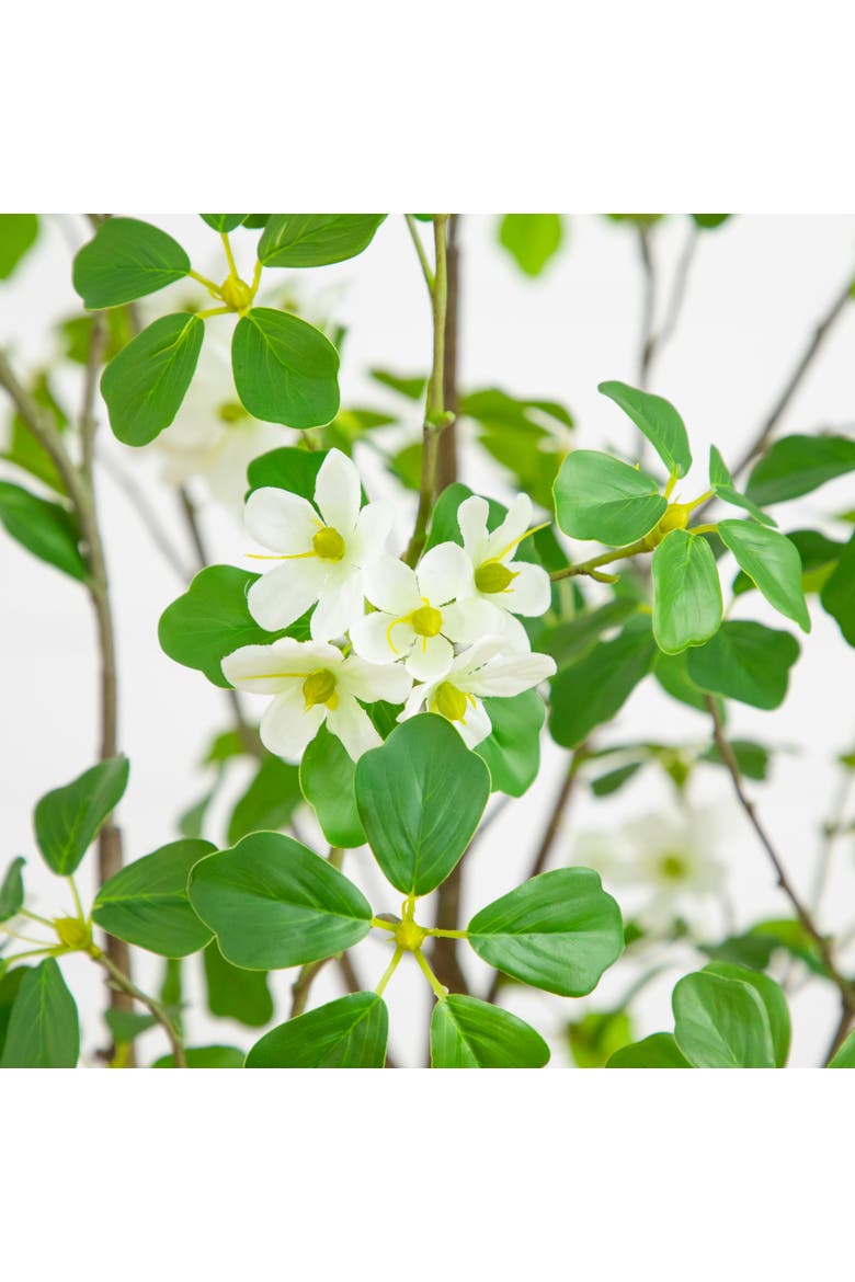 5-ft Artificial Dogwood Tree, Alternate, color, Green