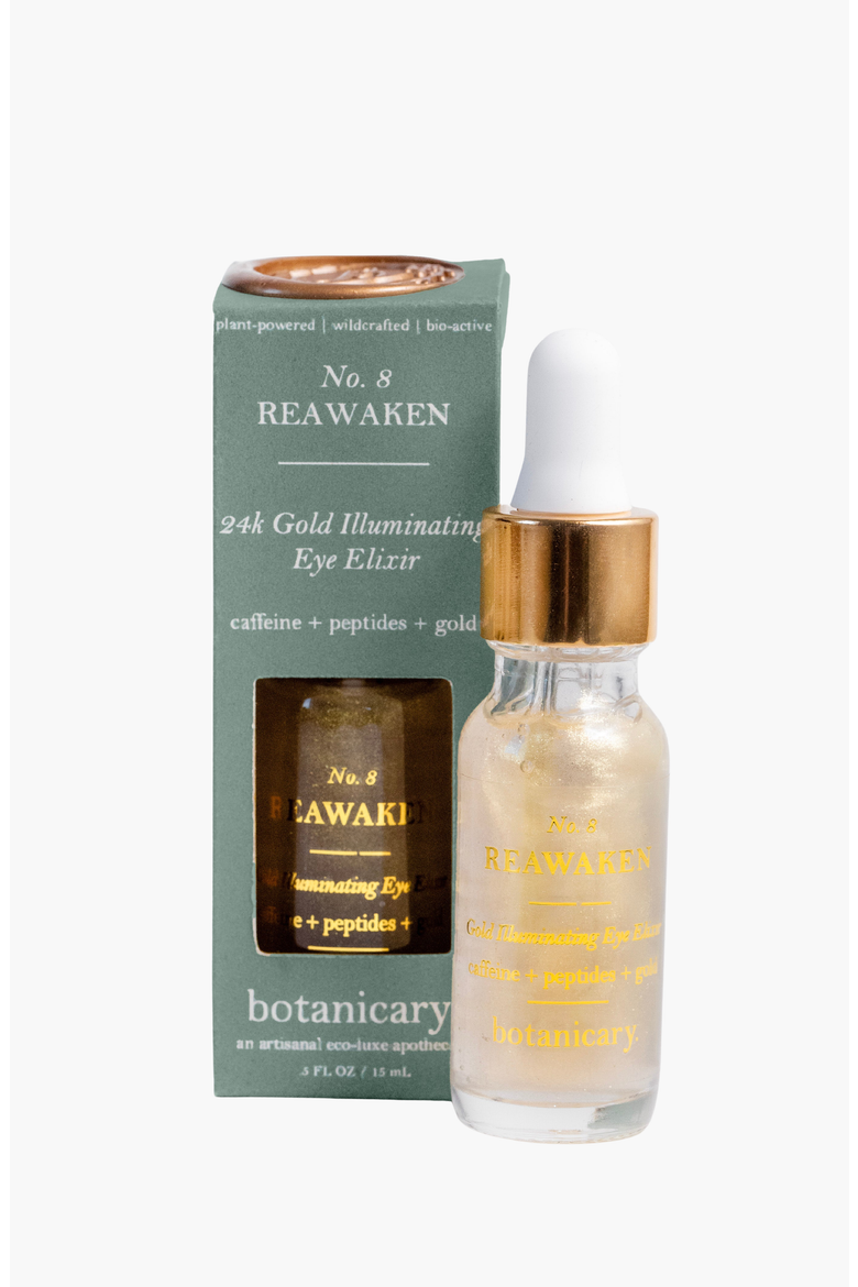 No. 8 REAWAKEN 24k Gold Illuminating Eye Elixir, Alternate, color, Gold