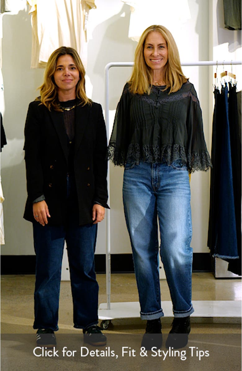 Bali Midnight Rain Lace Trim Top, sales video thumbnail