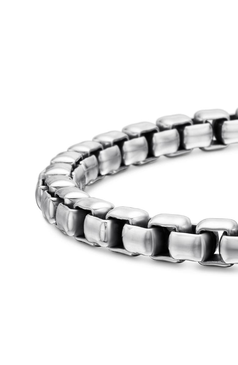David Yurman Large Box Chain Bracelet, Alternate, color, Silver