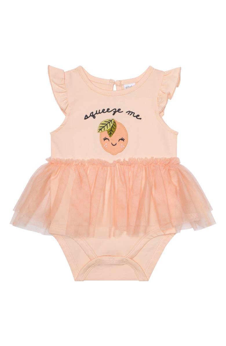 PL Baby by Petit Lem 4-Piece Citrus Print Bodysuit Set, Alternate, color,