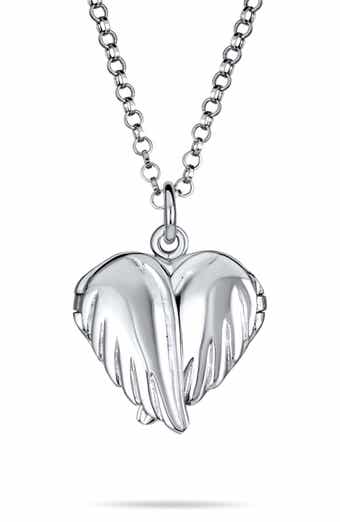 BLING JEWELRY Guardian Angel Wing Necklace