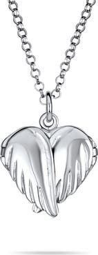 BLING JEWELRY Guardian Angel Wing Necklace